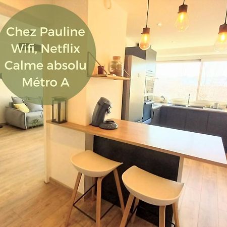 Magnifique Cocon - Metro A Republique - 2 Belles Chambres Avec Dressings - Wifi Gratuit - Netflix - Au Calme Absolu - Lumineux - Jardin Arbore Partage Dans La Residence Villeurbanne Kültér fotó