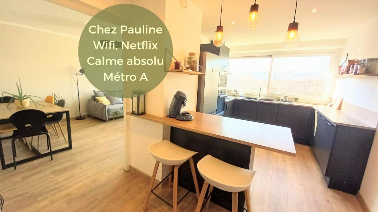 Magnifique Cocon - Metro A Republique - 2 Belles Chambres Avec Dressings - Wifi Gratuit - Netflix - Au Calme Absolu - Lumineux - Jardin Arbore Partage Dans La Residence Villeurbanne Kültér fotó